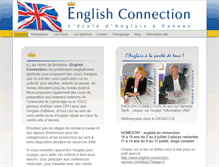 Tablet Screenshot of english-connection-vannes.com